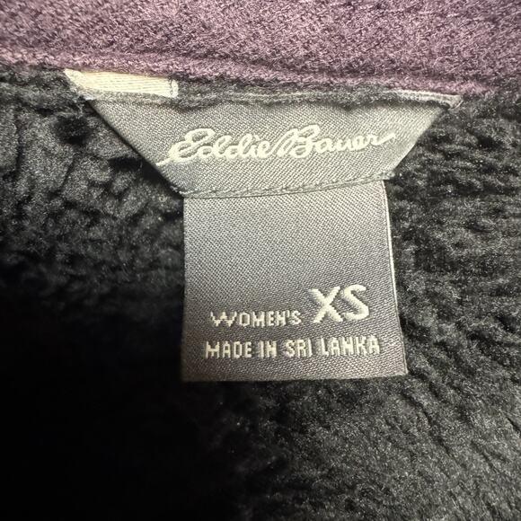 Eddie Bauer Shacket XS Sherpa Lined Outdoors Gorpcore Mountain Rustic Cabincore - Picture 15 of 16